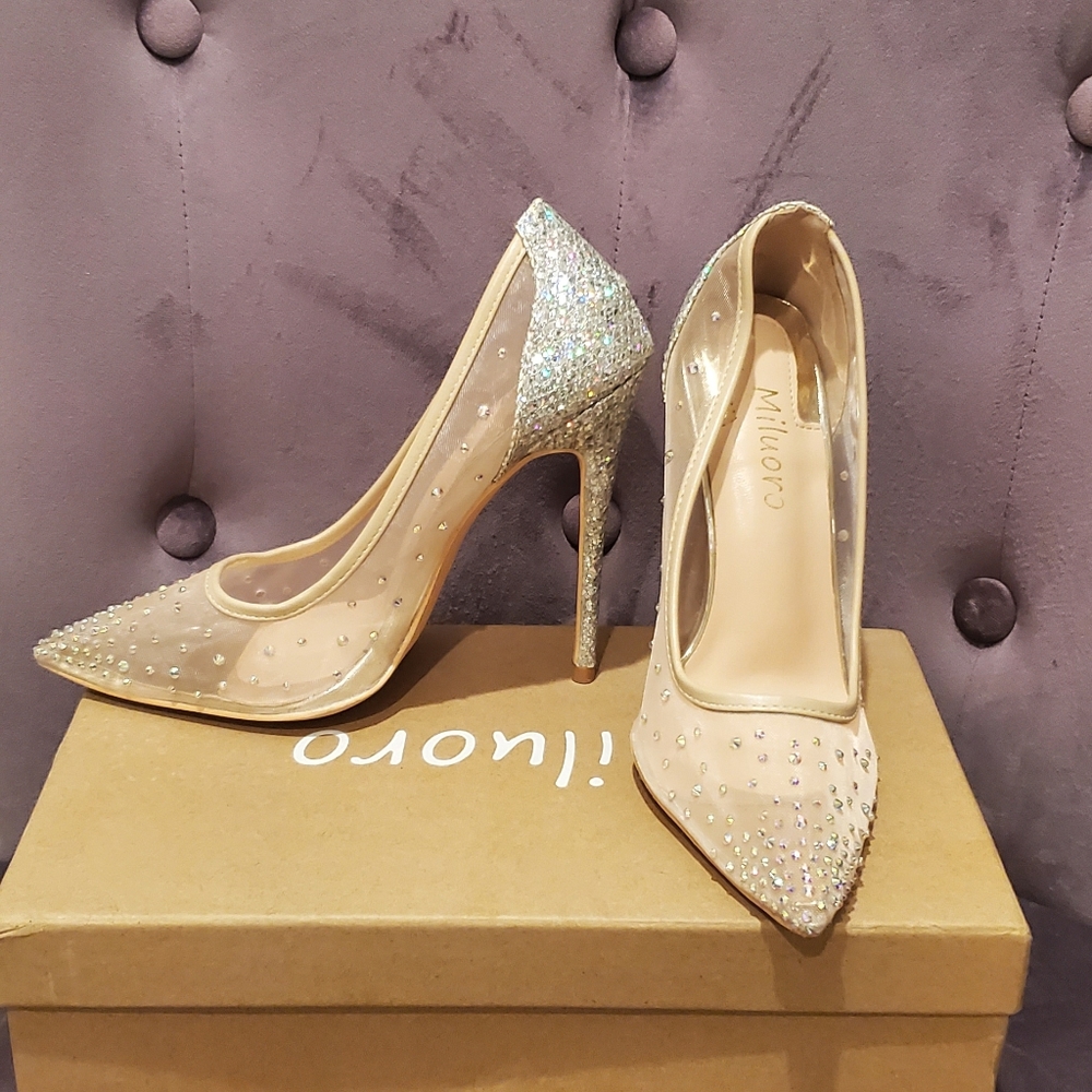Embellished heels
